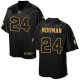 Nike Redskins -24 Josh Norman Black Stitched NFL Elite Pro Line Gold Collection Jersey