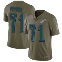 Nike Eagles -71 Jason Peters Olive Stitched NFL Limited 2017 Salute To Service Jersey Nike Eagles -71 Jason Peters Olive Stitched NFL Limited 2017 Salute To Service Jersey
