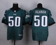 Nike Philadelphia Eagles #50 Kiko Alonso Midnight Green Team Color Men's Stitched NFL New Elite Jers