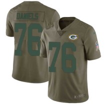 Nike Packers -76 Mike Daniels Olive Stitched NFL Limited 2017 Salute To Service Jersey Nike Packers -76 Mike Daniels Olive Stitched NFL Limited 2017 Salute To Service Jersey