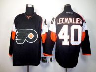 Philadelphia Flyers -40 Vincent Lecavalier Black Stitched NHL Jersey