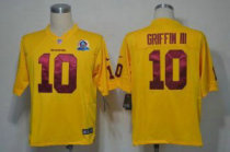 Nike Redskins -10 Robert Griffin III Yellow With Hall of Fame 50th Patch Stitched NFL Elite Jersey Nike Redskins -10 Robert Griffin III Yellow With Hall of Fame 50th Patch Stitched NFL Elite Jersey