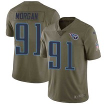 Nike Titans -91 Derrick Morgan Olive Stitched NFL Limited 2017 Salute to Service Jersey Nike Titans -91 Derrick Morgan Olive Stitched NFL Limited 2017 Salute to Service Jersey