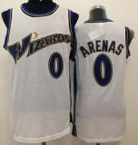 Revolution 30 Washington Wizards -0 Gilbert Arenas White Stitched NBA Jersey