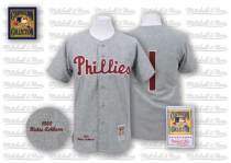 Mitchell And Ness 1950 Philadelphia Phillies #1 Richie Ashburn Grey Stitched MLB Jersey Mitchell And Ness 1950 Philadelphia Phillies #1 Richie Ashburn Grey Stitched MLB Jersey