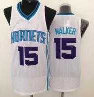 Revolution 30 Charlotte Hornets -15 Kemba Walker White Stitched NBA Jersey