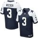 Nike Dallas Cowboys #3 Brandon Weeden Navy Blue Thanksgiving Throwback Men's Stitched NFL Elite Jers