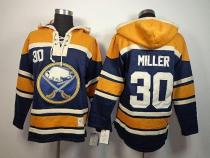 Buffalo Sabres -30 Ryan Miller Navy Blue Sawyer Hooded Sweatshirt Stitched NHL Jersey Buffalo Sabres -30 Ryan Miller Navy Blue Sawyer Hooded Sweatshirt Stitched NHL Jersey