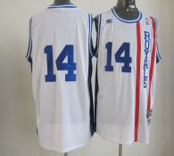 Sacramento Kings -14 Oscar Robertson White Throwback Stitched NBA Jersey