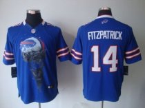 Nike Bills -14 Ryan Fitzpatrick Royal Blue Team Color Stitched NFL Helmet Tri-Blend Limited Jersey Nike Bills -14 Ryan Fitzpatrick Royal Blue Team Color Stitched NFL Helmet Tri-Blend Limited Jersey