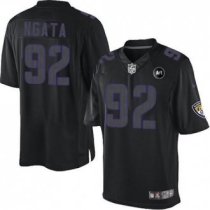 Nike Ravens -92 Haloti Ngata Black With Art Patch Men Stitched NFL Impact Limited Jersey Nike Ravens -92 Haloti Ngata Black With Art Patch Men Stitched NFL Impact Limited Jersey