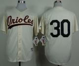 Baltimore Orioles #30 Chris Tillman Cream 1954 Turn Back The Clock Stitched MLB Jersey