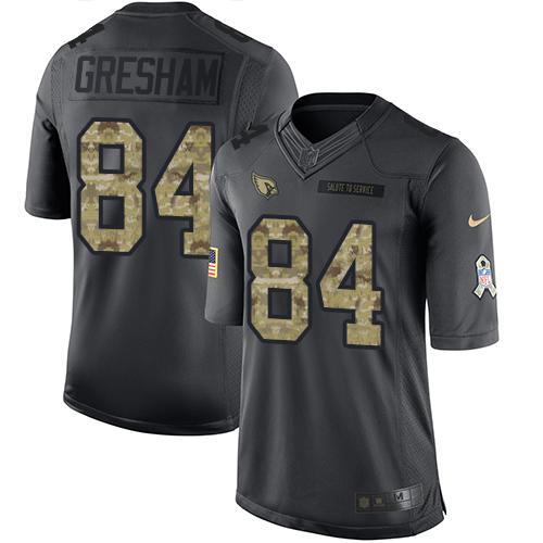 Arizona Cardinals -84 Jermaine Gresham Nike Anthracite 2016 Salute to Service Jersey