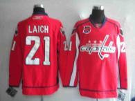 Washington Capitals -21 Brooks Laich Red 40th Anniversary Stitched NHL Jersey