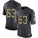 Green Bay Packers -63 Corey Linsley Nike Anthracite 2016 Salute to Service Jersey