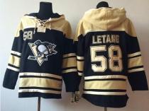 Pittsburgh Penguins -58 Kris Letang Black Sawyer Hooded Sweatshirt Stitched NHL Jersey Pittsburgh Penguins -58 Kris Letang Black Sawyer Hooded Sweatshirt Stitched NHL Jersey