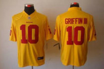 Nike Redskins -10 Robert Griffin III Yellow Stitched NFL Limited Jersey Nike Redskins -10 Robert Griffin III Yellow Stitched NFL Limited Jersey