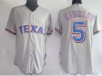 Texas Rangers #5 Ian Kinsler Stitched Grey MLB Jersey Texas Rangers #5 Ian Kinsler Stitched Grey MLB Jersey