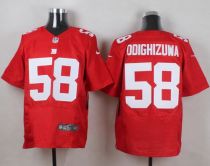 Nike New York Giants #58 Owa Odighizuwa Red Alternate Men's Stitched NFL Elite Jersey Nike New York Giants #58 Owa Odighizuwa Red Alternate Men's Stitched NFL Elite Jersey