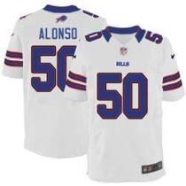 2013 NEW NFL Buffalo Bills 50 Kiko Alonso White Jerseys (Elite) 2013 NEW NFL Buffalo Bills 50 Kiko Alonso White Jerseys (Elite)