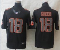 New Nike Cincinnati Bengals 18 Green Impact Limited Black Jerseys New Nike Cincinnati Bengals 18 Green Impact Limited Black Jerseys