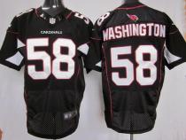 Nike Cardinals -58 Daryl Washington Black Alternate Men's Stitched NFL Elite Jersey