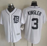 Detroit Tigers #3 Ian Kinsler White New Cool Base Stitched MLB Jersey