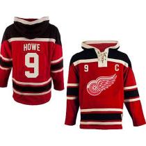 Detroit Red Wings -9 Gordie Howe Red Sawyer Hooded Sweatshirt Stitched NHL Jersey Detroit Red Wings -9 Gordie Howe Red Sawyer Hooded Sweatshirt Stitched NHL Jersey