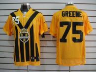 Nike Pittsburgh Steelers #75 Joe Greene Gold 1933s Throwback Men's Embroidered NFL Elite Jersey