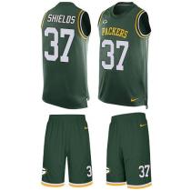 Packers -37 Sam Shields Green Team Color Stitched NFL Limited Tank Top Suit Jersey Packers -37 Sam Shields Green Team Color Stitched NFL Limited Tank Top Suit Jersey