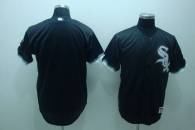 Chicago White Sox Blank Stitched Black MLB Jersey