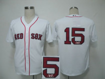 Autographed MLB Boston Red Sox #15 Dustin Pedroia White Cool Base Stitched Jersey Autographed MLB Boston Red Sox #15 Dustin Pedroia White Cool Base Stitched Jersey