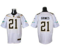 Nike Miami Dolphins -21 Brent Grimes White 2016 Pro Bowl Stitched NFL Elite Jersey Nike Miami Dolphins -21 Brent Grimes White 2016 Pro Bowl Stitched NFL Elite Jersey
