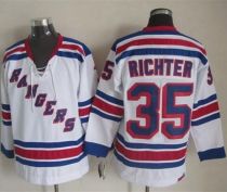 New York Rangers -35 Mike Richter White CCM Throwback Stitched NHL Jersey New York Rangers -35 Mike Richter White CCM Throwback Stitched NHL Jersey