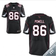 Nike Arizona Cardinals -86 Powell Jersey Black Elite Alternate Jersey