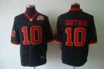 Nike Redskins -10 Robert Griffin III Black With 80TH Patch Stitched NFL Game Jersey Nike Redskins -10 Robert Griffin III Black With 80TH Patch Stitched NFL Game Jersey