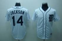 Detroit Tigers #14 Austin Jackson Stitched White MLB Jersey Detroit Tigers #14 Austin Jackson Stitched White MLB Jersey
