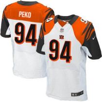Nike Bengals -94 Domata Peko White Men's Stitched NFL Elite Jersey Nike Bengals -94 Domata Peko White Men's Stitched NFL Elite Jersey