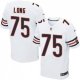 2014 NFL Draft Chicago Bears -75 Kyle Long White Elite Jersey