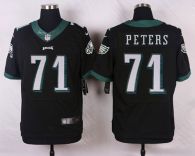 Nike Philadelphia Eagles #71 Jason Peters Black Alternate Men's Stitched NFL New Elite Jersey