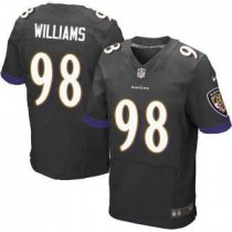 Nike Baltimore Ravens -98 Brandon Williams Black Alternate Stitched NFL New Elite Jersey Nike Baltimore Ravens -98 Brandon Williams Black Alternate Stitched NFL New Elite Jersey