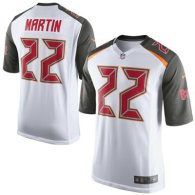 New Tampa Bay Buccaneers -22 Doug Martin White 2014 New Game Jersey