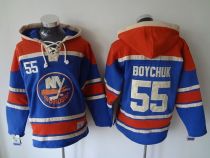 New York Islanders -55 Johnny Boychuk Baby Blue Sawyer Hooded Sweatshirt Stitched NHL Jersey New York Islanders -55 Johnny Boychuk Baby Blue Sawyer Hooded Sweatshirt Stitched NHL Jersey