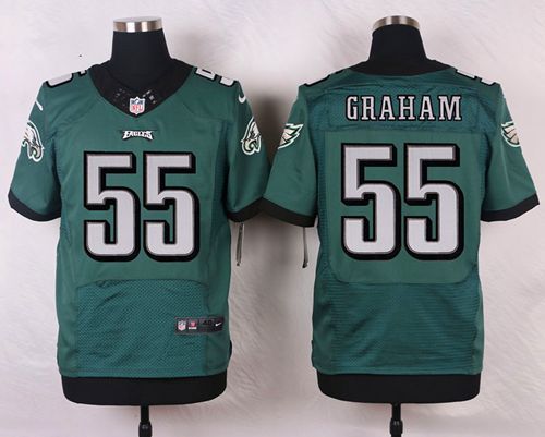 Nike Philadelphia Eagles #55 Brandon Graham Midnight Green Team Color Men's Stitched NFL New Elite J