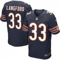 Nike Chicago Bears -33 Jeremy Langford Navy Blue Team Color Stitched NFL Elite Jersey Nike Chicago Bears -33 Jeremy Langford Navy Blue Team Color Stitched NFL Elite Jersey