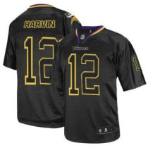 Nike Vikings -12 Percy Harvin Lights Out Black Stitched NFL Elite Jersey Nike Vikings -12 Percy Harvin Lights Out Black Stitched NFL Elite Jersey