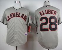 Cleveland Indians -28 Corey Kluber Grey Cool Base Stitched MLB Jersey Cleveland Indians -28 Corey Kluber Grey Cool Base Stitched MLB Jersey
