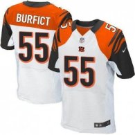 Nike Cincinnati Bengals -55 Vontaze Burfict White NFL Elite Jersey