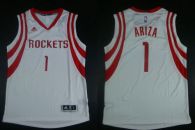 Revolution 30 Houston Rockets -1 Trevor Ariza White Road Stitched NBA Jersey