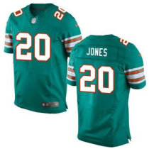 Nike Dolphins -20 Reshad Jones Aqua Green Alternate Stitched NFL Elite Jersey Nike Dolphins -20 Reshad Jones Aqua Green Alternate Stitched NFL Elite Jersey